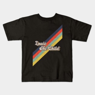 retro vintage color Louis The Child Kids T-Shirt